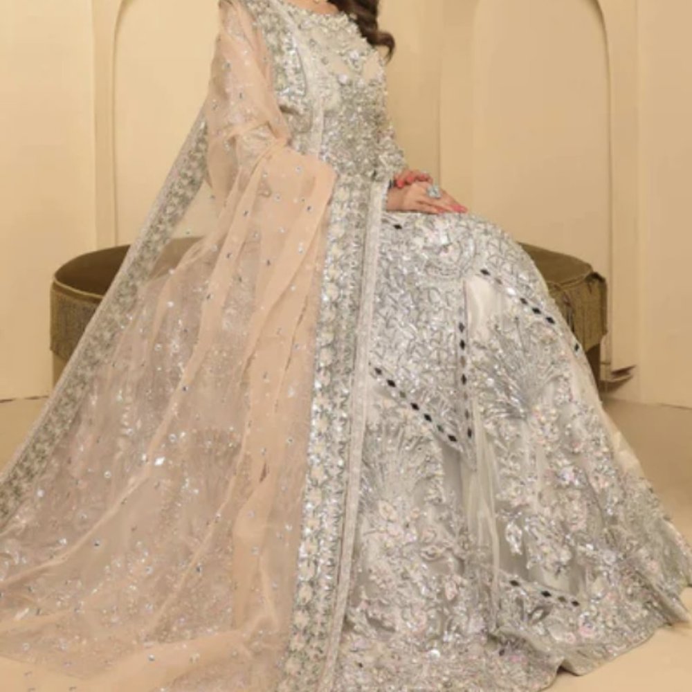 Beautiful heavily embellished lengha